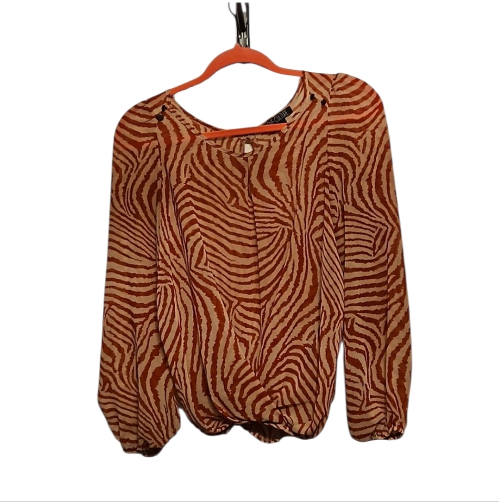 Red/Orange Love Culture Small Blouse
